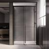 Душевая дверь в нишу Veconi Premium Trento PTD30-B-150-01-C4 профиль черный матовый, стекло прозрачное, 150x200 фото 2