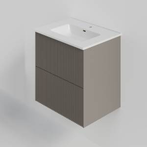 Тумба под раковину La Fenice Terra Twin Cappuccino 60 бежевый матовый