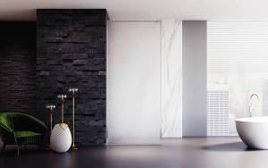 Душевая перегородка Veconi Korato KR81R-90-06-C4 профиль хром, стекло Дождь, 90x200