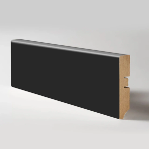 Напольный плинтус ProfBuild PLMDF4 A-1 Черный 2070x95x16