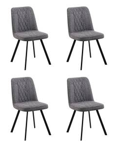 Набор из 4 стульев Stool Group Grein OS-2452-4 Bregocv-18 DUAL X4 темно-серые