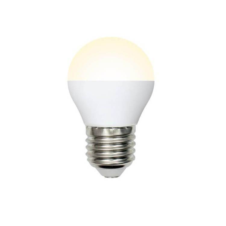 Лампа светодиодная Volpe LED-G45-9W/WW/E27/FR/NR