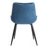 Стул Tetchair Abruzzo (mod. 8060) 19235 синий (HLR 63)/черный 54x62x83 фото 4
