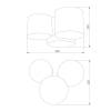 Потолочный светильник TK Lighting 3445 Mona Black/Gold фото 3