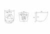 Унитаз с инсталляцией Abber Bequem AC1100-AC0105-AC0120 белый, кнопка хром фото 8