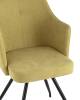 Набор из 2 стульев Stool Group Слинг DC-99005 RH309-11 X2 желтый, вращающиеся фото 5