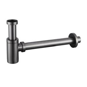 Сифон для раковины BelBagno BB-SMT2-GM оружейная сталь