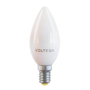 Лампа светодиодная Voltega Simple E14 7W 2800K матовая VG2-C37E14warm7W 7048