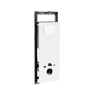 Система инсталляции для унитазов Wasserkraft New Salm 27TLT.010.ME.WH.WM04 клавиша белый матовый
