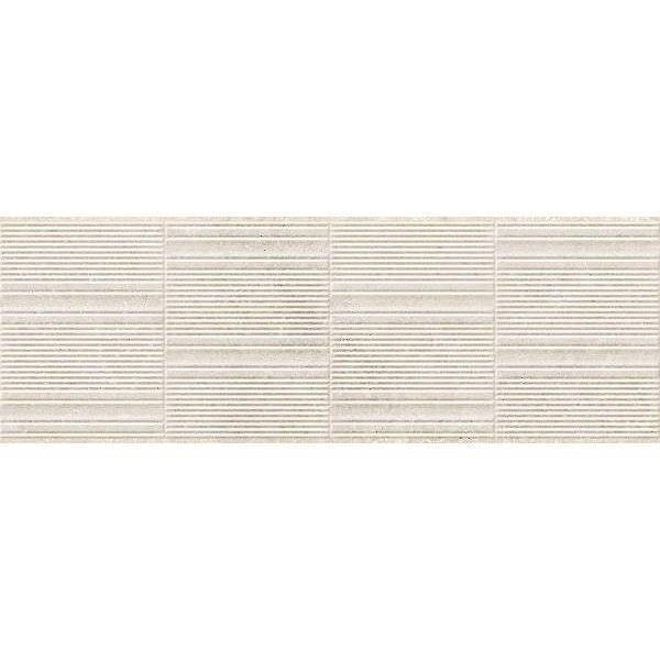 Керамическая плитка Marazzi Italy Fabula MP9P Travertino Cross Bianco Gentle 3D Str 33x100