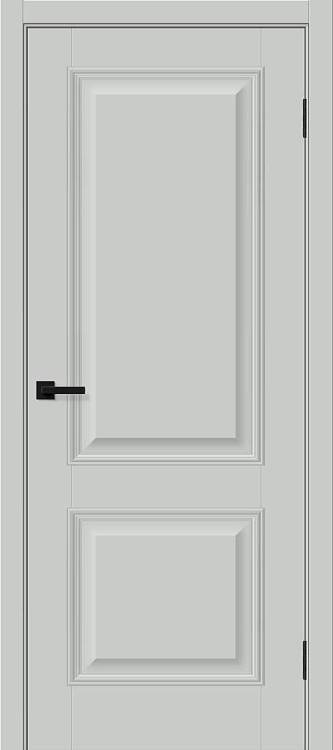 Межкомнатная дверь Bravo Классик-12 полотно Grey Silk 700x2000