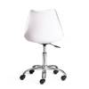 Кресло компьютерное Tetchair Tulip (mod.106-1) 21230 white (белый)/chrome (хром) фото 4