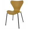 Стул Bradex Home Seven FR 0423, горчичный с черными ножками фото 3