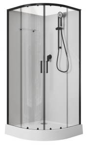 Душевая кабина Aquanet Passion EVO 282010 профиль черный, 1000х1000