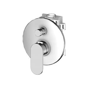 Смеситель для ванны Gattoni H2Omix7000 7003470C0.CH встроенный на 2 выхода с GBOX, Хром