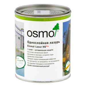 Однослойная лазурь Osmo Einmal-Lasur HSPlus 9264 палисандр 0.125 л