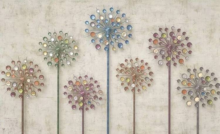 3D Фотообои Artegrafico «Лучистые одуванчики» FANT-064 канвас