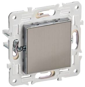 Заглушка с суппортом IEK Skandy SK-PL10-K50 никель