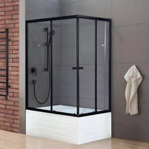 Душевой уголок Royal Bath BP RB8120BP-T-BL-L 120x80 с поддоном