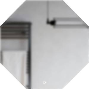 Зеркало Corozo Альпина SD-00000962 70x70 белый