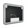 Зеркало Teymi Solli Black Soft Line T20232S с подсветкой, сенсор на взмах, 80x60 фото 13