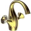 Смеситель для раковины Bravat Swan F14287G-ENG золотой