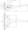 Смеситель для ванны с душем Haiba HB2201-1 фото 2