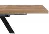 Стол Woodville Keon T32 619939 дуб табачный, черный 118(141.8)x78x75 фото 6
