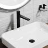 Смеситель для умывальника Wasserkraft Nuthe 9103H, черный фото 2