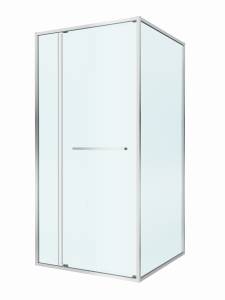 Душевой уголок Cezares LUX-AH-FS-11-100/90-C-CR профиль хром, стекло прозрачное, 100x90x195