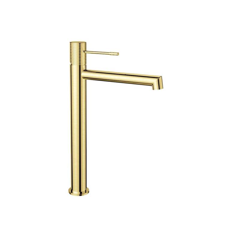 Смеситель для раковины Vincea Desire VBF-1D2BG брашированное золото