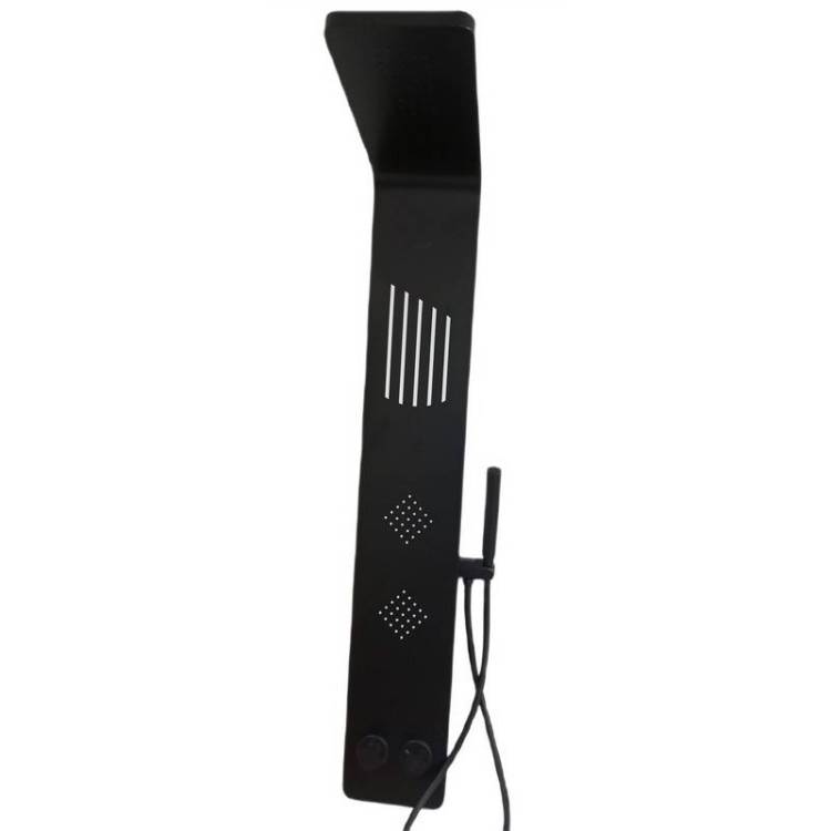 Душевая панель Cerutti Spa Ami CT8994 нержавеющая сталь, черный