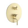 Смеситель для душа AQUAme Siena AQM8803BG с внутренней частью, золото шлифованное