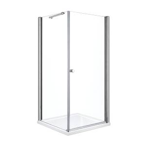 Душевой уголок Cezares ELENA-W-A-1-80-C-Cr профиль хром, стекло прозрачное, 80x80x195