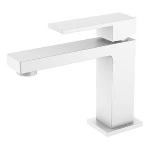 Смеситель для раковины Boheme Qubic 471-MW Matt White