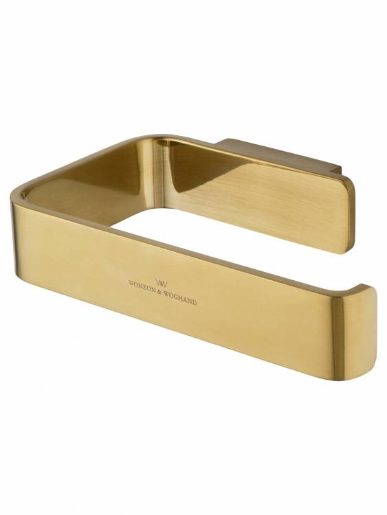 Держатель для туалетной бумаги Wonzon & Woghand WW-8316-BG без крышки, брашированное золото