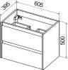 Тумба с раковиной BelBagno Kraft 39 60 rovere tabacco фото 6