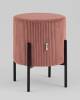 Пуф Stool Group Кейси vd-keysi-cl-coral коралловый, велюр рельефный фото 2
