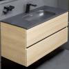 Тумба под раковину Armadi Art Vallessi 837-120-L 120x46 см light oak матовый 2 полки