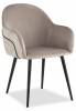 Кресло Stool Group Новел AV 334-H61/74-08 серо-коричневый