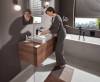 Смеситель для ванны с душем Hansgrohe Vivenis 75415670 матовый черный фото 5