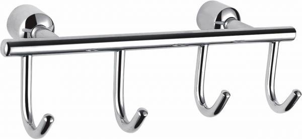 Вешалка Wonzon & Woghand WW-9382-4 с 4 крючками, хром