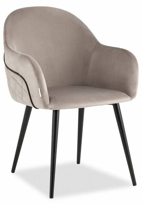 Кресло Stool Group Новел AV 334-H61/74-08 серо-коричневый