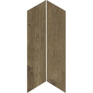 Керамогранит Ragno Ossimori R9SS Marrone Chevron 11x54