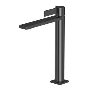 Смеситель для раковины WHITECROSS X XT1412GM высокий, оружейная сталь
