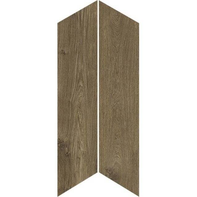 Керамогранит Ragno Ossimori R9SS Marrone Chevron 11x54