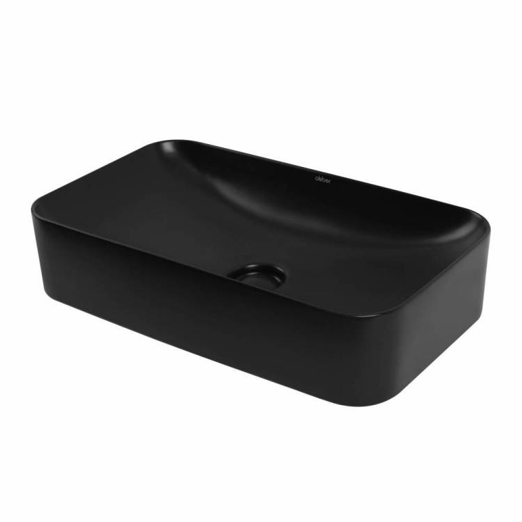 Раковина Abber Rechteck AC2204MB 60 см, черная