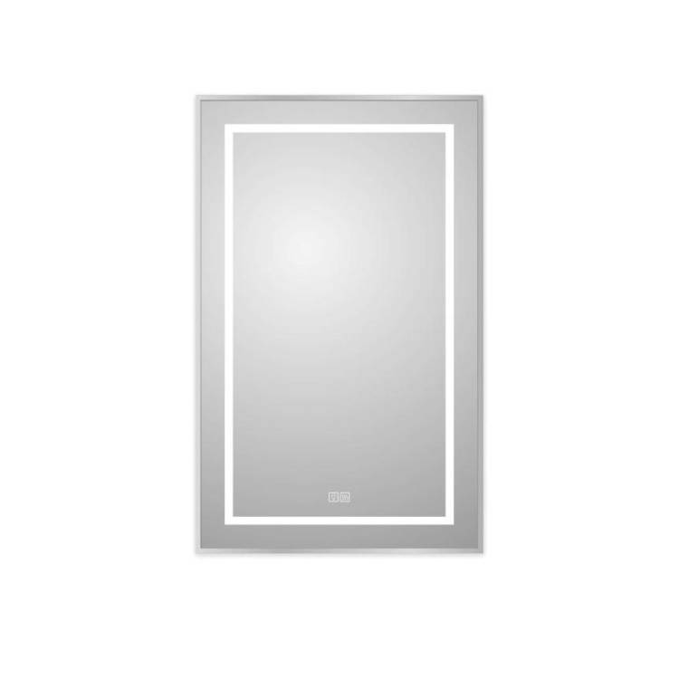 Зеркало BelBagno SPC-KRAFT-500-800-LED-TCH-WARM с подсветкой и подогревом, Сатин
