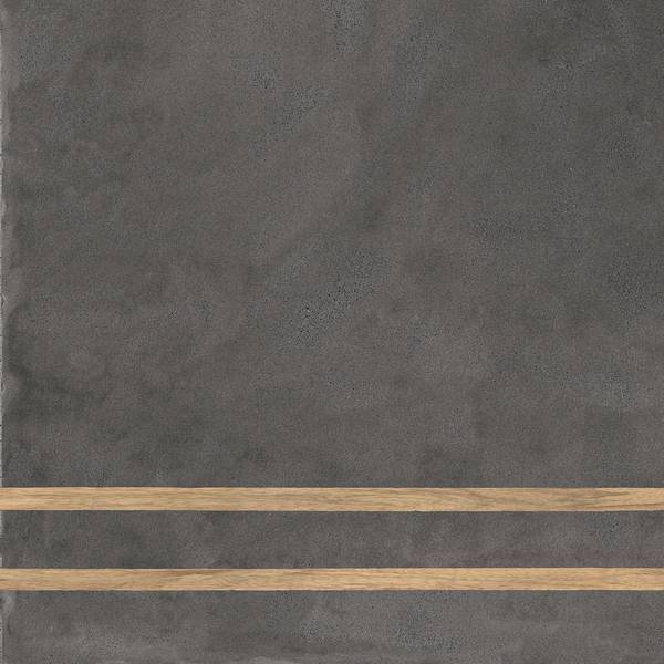 Керамогранит Fioranese Sfrido SF2L64R 2LINES Cemento4 Nero naturale 60x60
