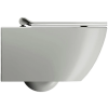 Унитаз подвесной GSI Pura 8815FR517 безободковый, с сиденьем микролифт, Cenere Matte фото 2
